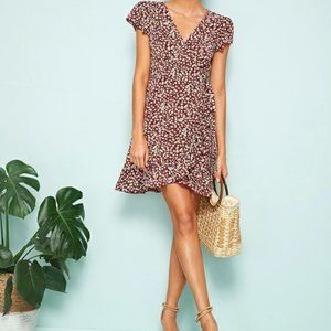 2/$20 Floral Self Tie Dress